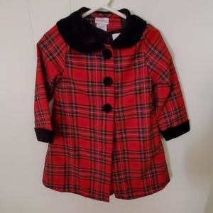 Adorable Plaid Coat/Dress set